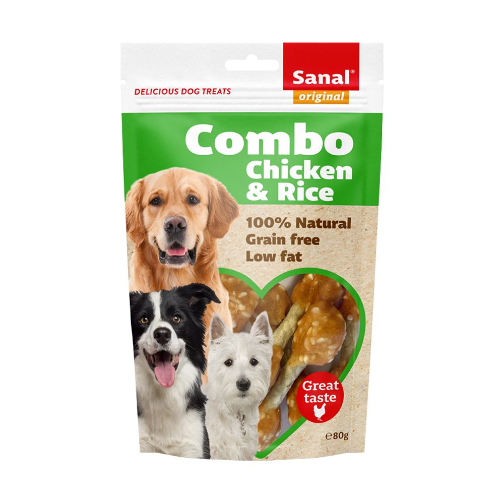 SANAL Combo Chicken & Rice Косточки для собак с курицей и рисом