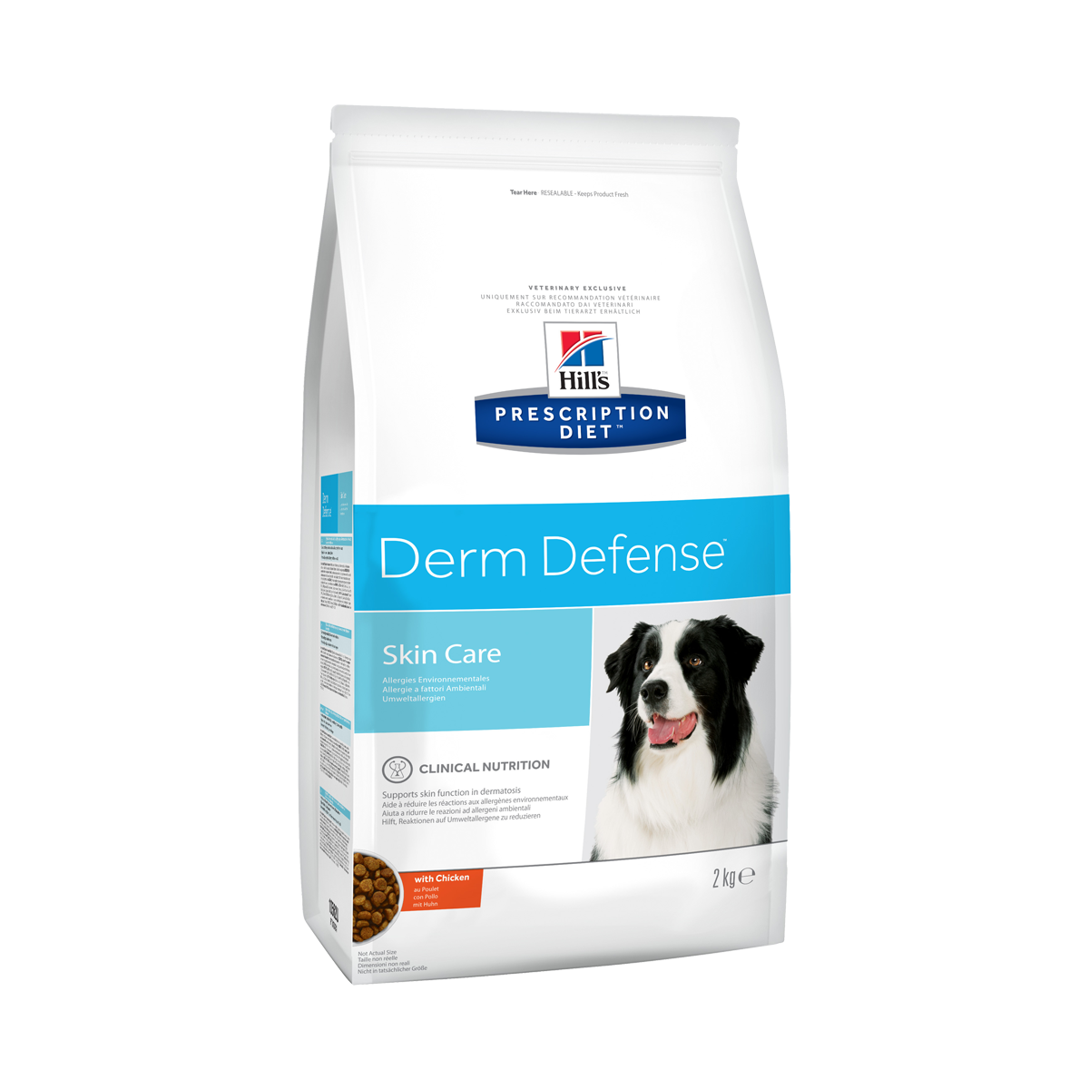 Hill's PD Derm Defense Корм-диета для собак при дерматитах, вызванных аллергией на окружающую среду