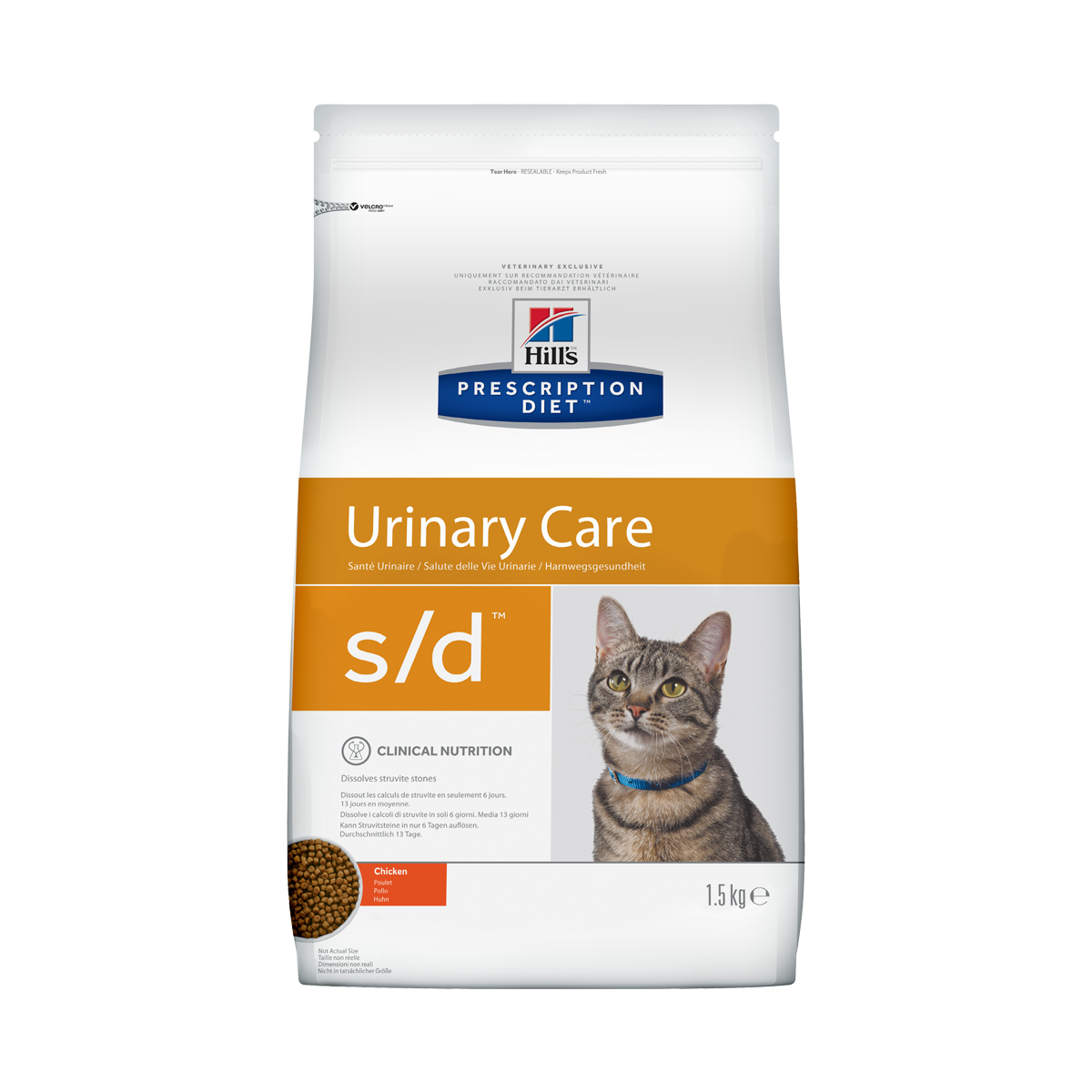 Hill's PD s/d Urinary Care Корм-диета для кошек, с курицей