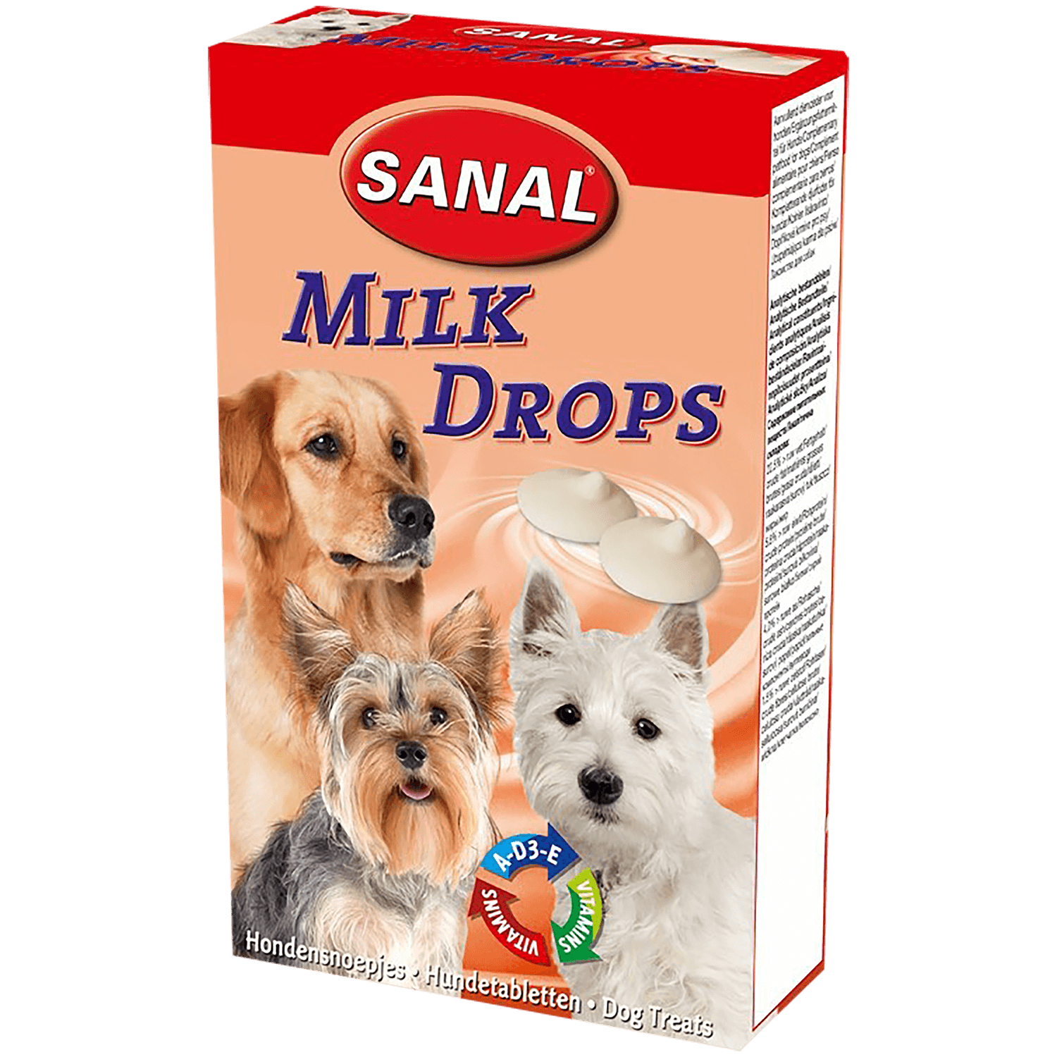 SANAL Milk Drops Молочные дропсы для собак