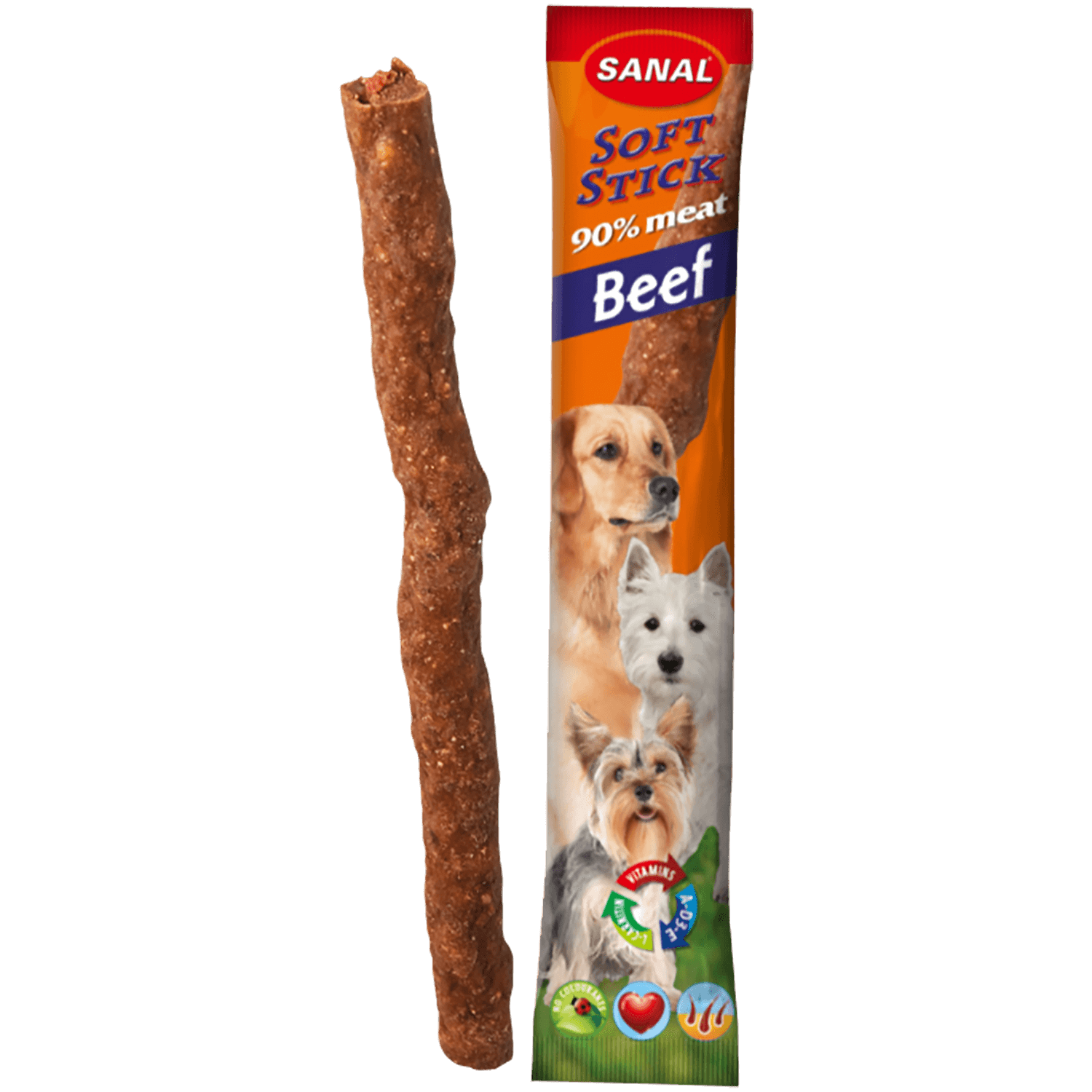 SANAL Soft Sticks Beef Палочки для собак с говядиной (цена за 1 палочку)