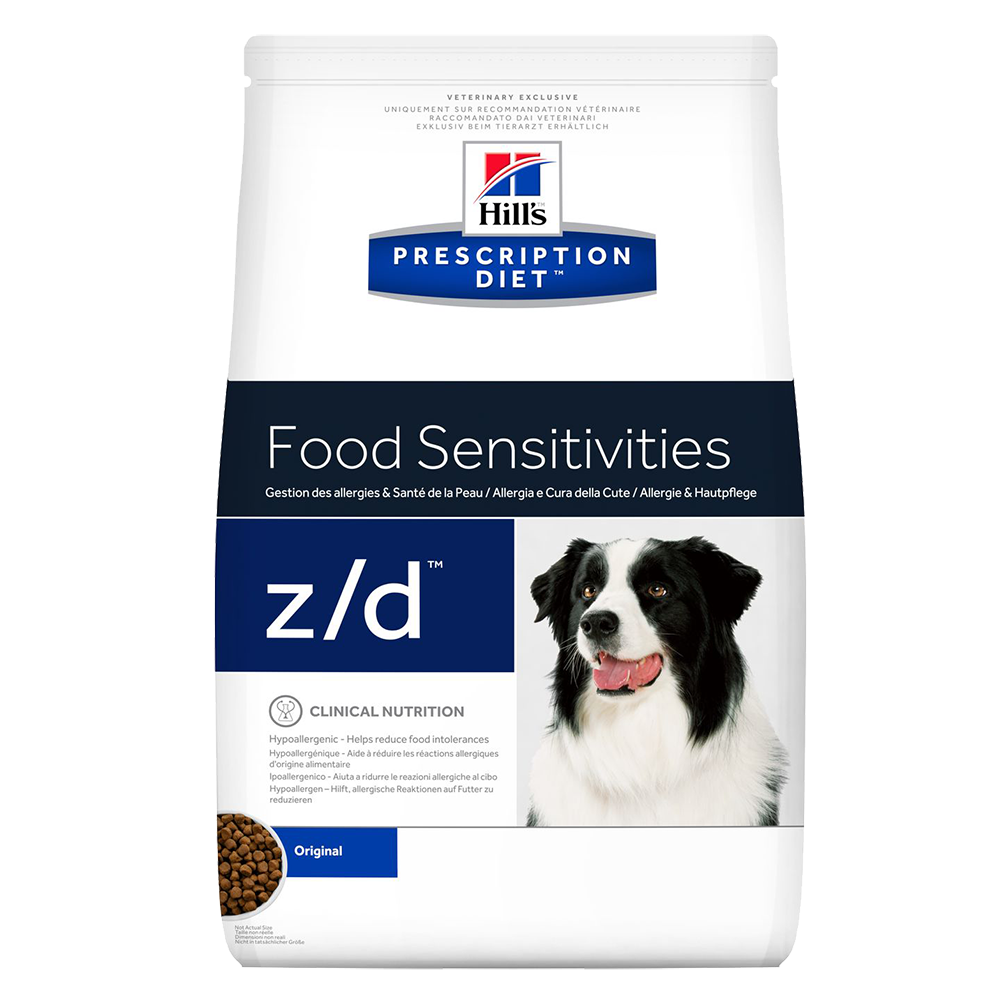 Hill's PD z/d Корм-диета для собак для исключения неблагоприятной реакции на пищу