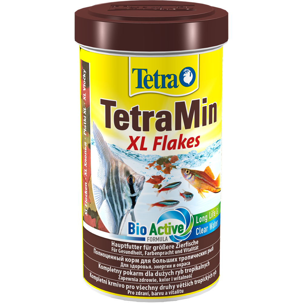 TetraMin XL Flakes Корм в виде смеси хлопьев для крупных пресноводных декоративных рыб