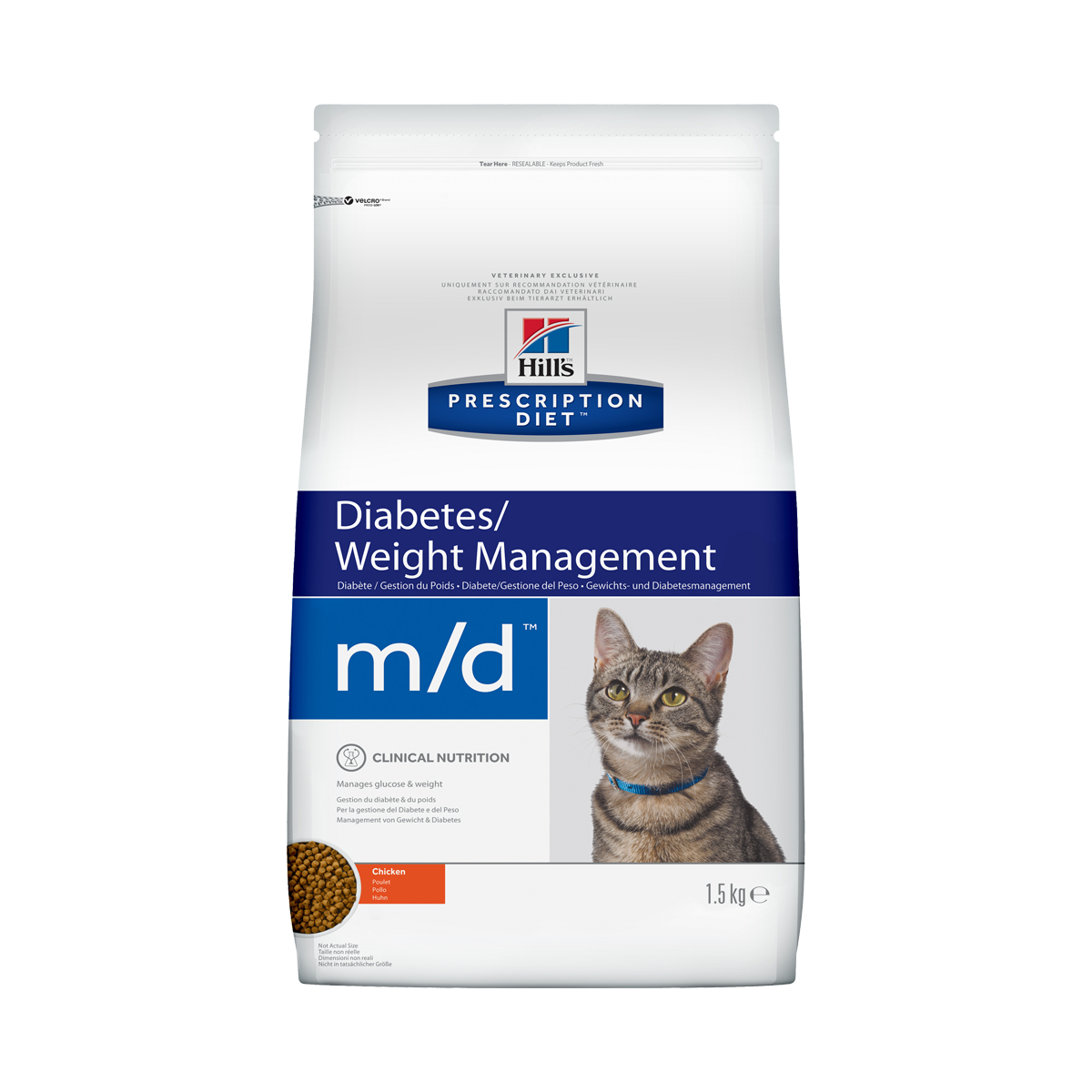 Hill's PD m/d корм-диета для кошек при диабете