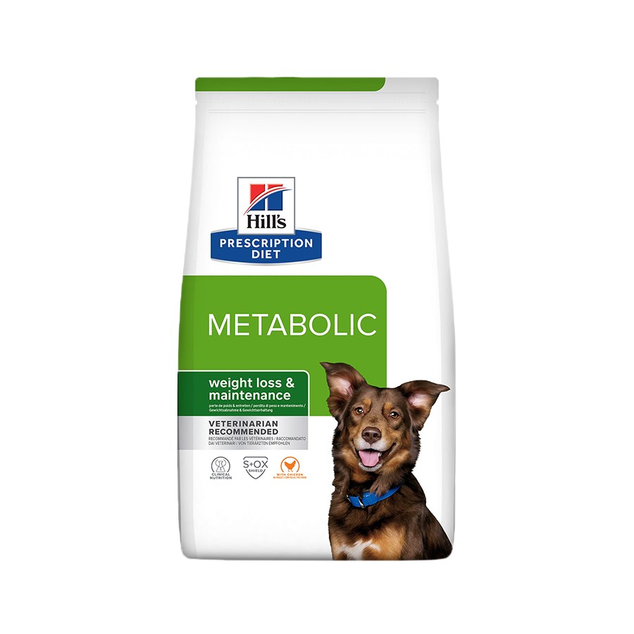 Hill's PD Metabolic Корм-диета для собак при избыточном весе и ожирении, с курицей