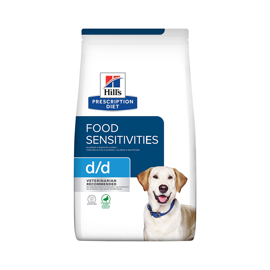 Hill's PD d/d Корм-диета для собак для здоровья кожи при пищевой аллергии, с уткой