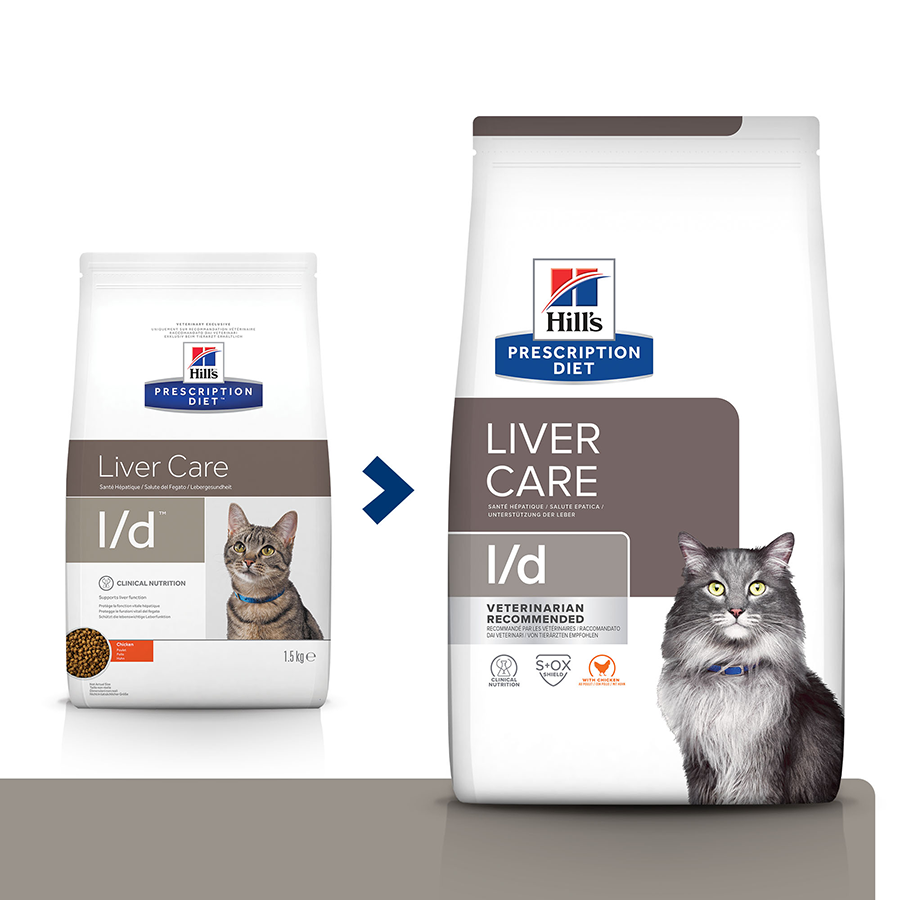 Hill's PD l/d корм-диета для кошек при заболеваниях печени