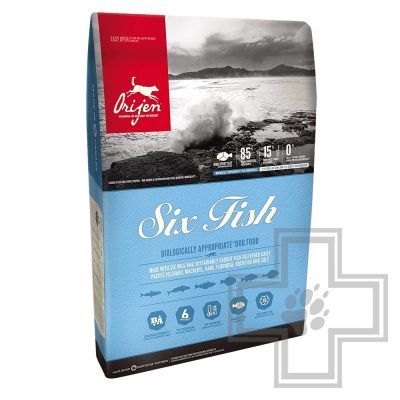Orijen 6 Fish Корм для взрослых собак всех пород с рыбой