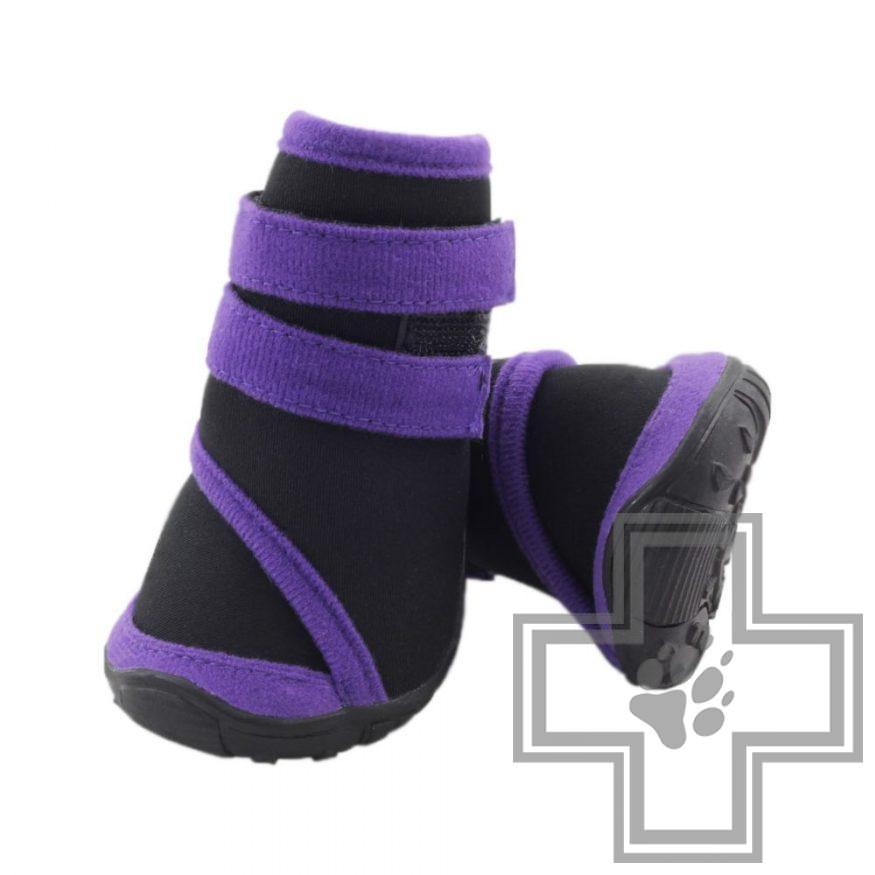 Triol Ботинки, черные с фиолетовым