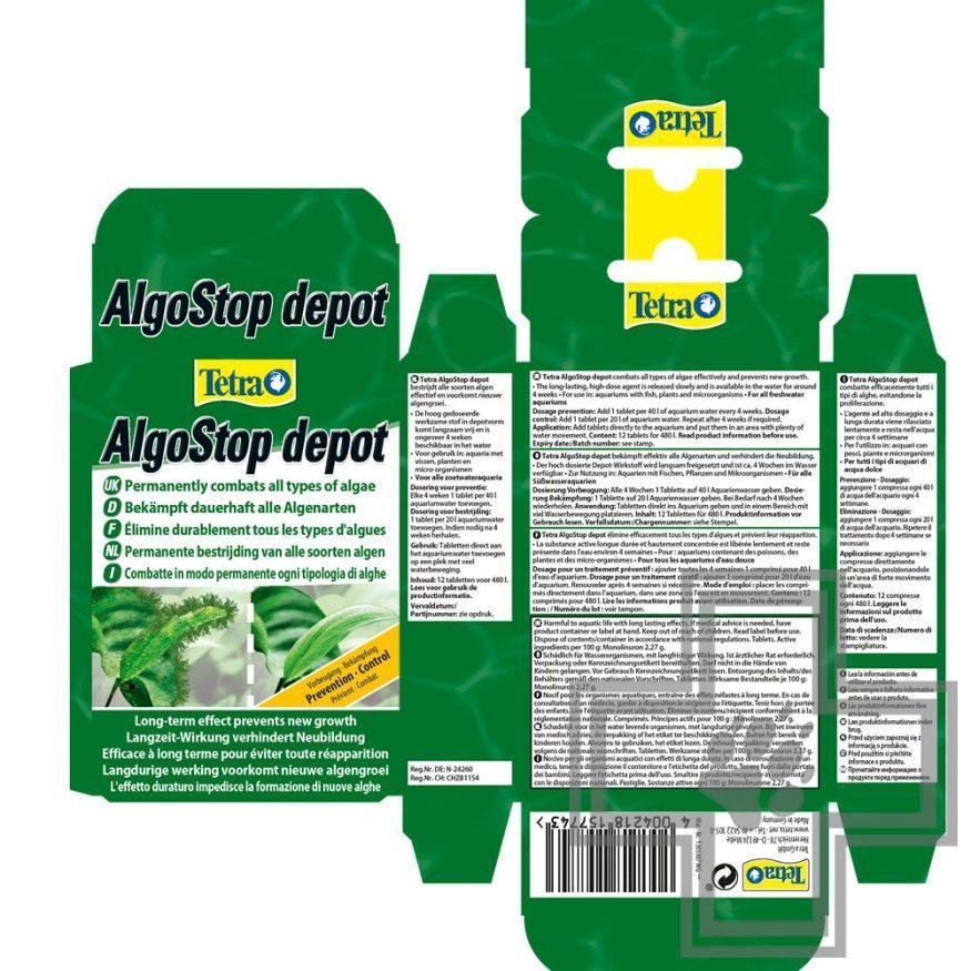 Tetra AlgoStop depot Средство от водорослей Tetra AlgoStop depot Средство от водорослей