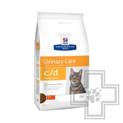 Hill's PD c/d Multicare Корм-диета для кошек при урологическом синдроме, с курицей