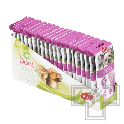 Biff Dent Жевательный снек для чистки зубов со вкусом креветок (цена за 1 упаковку)