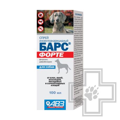 Барс Форте Спрей инсектоакарицидный для собак