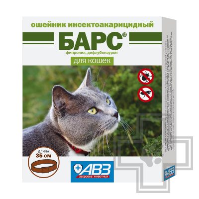 Барс ошейник инсектоакарицидный для кошек