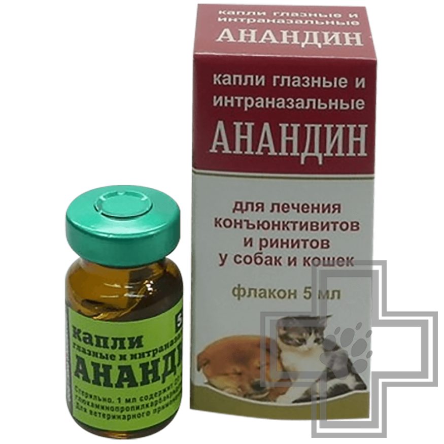 Купить Анандин Капли Глазные И Интраназальные Для Собак И Кошек.