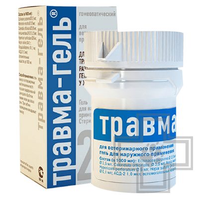 Травма-гель для заживления наружных повреждений