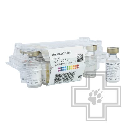 Нобивак Lepto Вакцина против лептоспироза собак (цена за 1 ампулу)