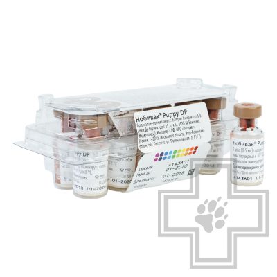 Нобивак PUPPY Вакцина против чумы плотоядных и парвовирусного энтерита