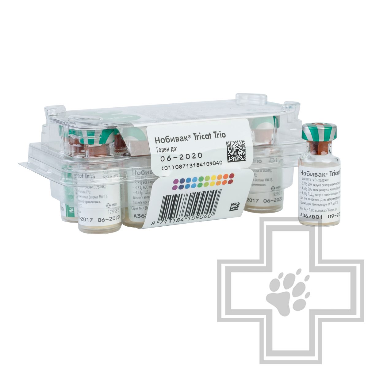 Нобивак Tricat Trio Вакцина для кошек (цена за 1 дозу)