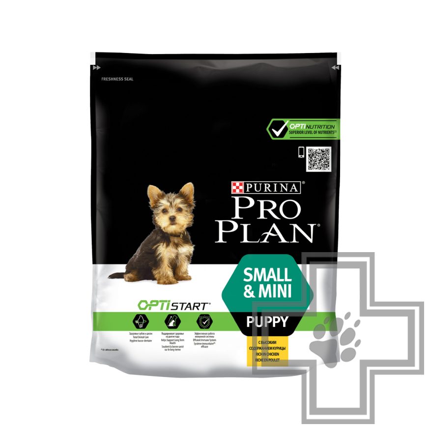Pro Plan Optistart Small & Mini Puppy Корм для щенков мелких и карликовых пород, с курицей и рисом