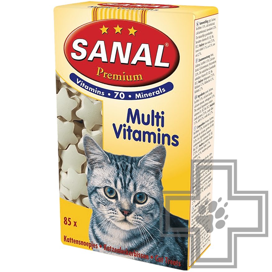 SANAL Cat Premium Multivitamins Мультивитамины для кошек