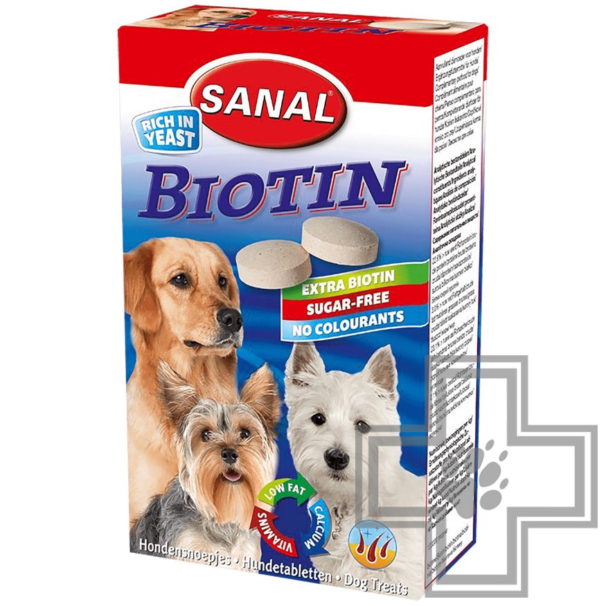 SANAL Biotine Добавка с биотином для собак