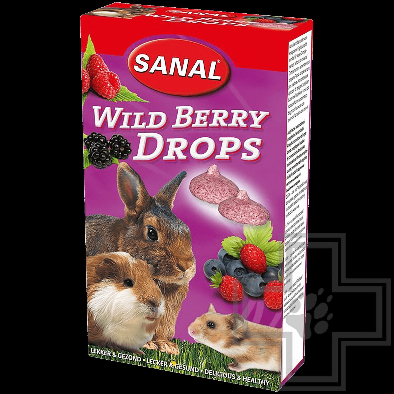 SANAL Wild Berry Drops Дропсы с лесными ягодами для грызунов