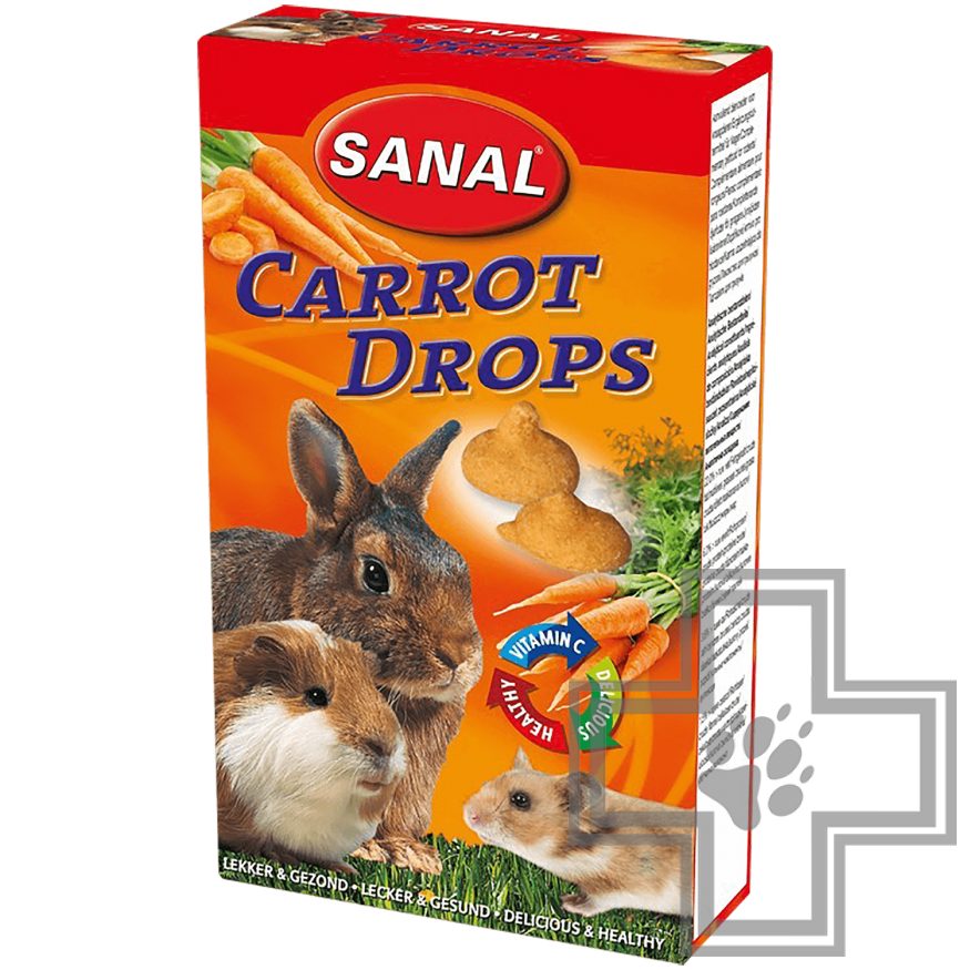 SANAL Carrot Drops Морковные дропсы для грызунов