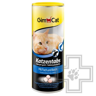 GimCat Katzentabs mit Fisch Витамины с рыбой для кошек