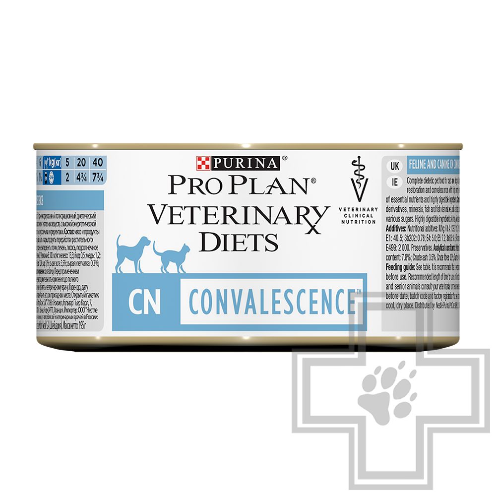 Pro Plan VD CN Консервы для кошек и собак всех возрастов при выздоровлении