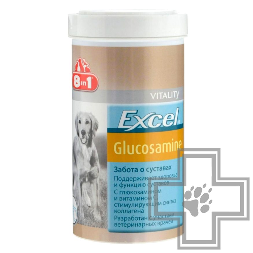 Кормовая добавка 8 в 1 Глюкозамин для собак