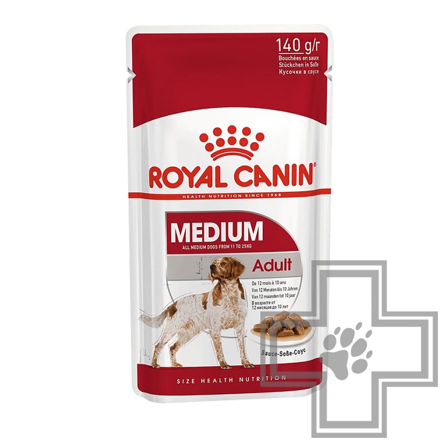 Royal Canin Пресервы для взрослых собак средних пород в соусе