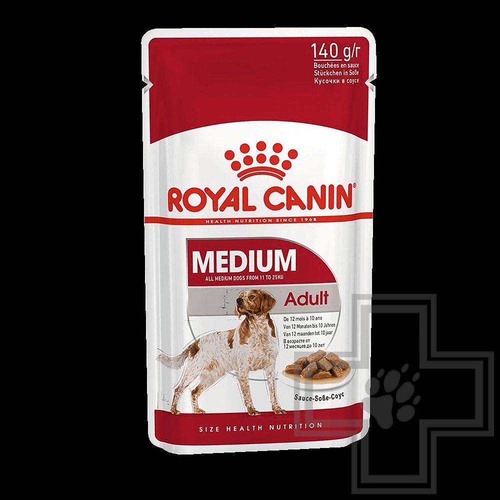 Royal Canin Пресервы для взрослых собак средних пород в соусе