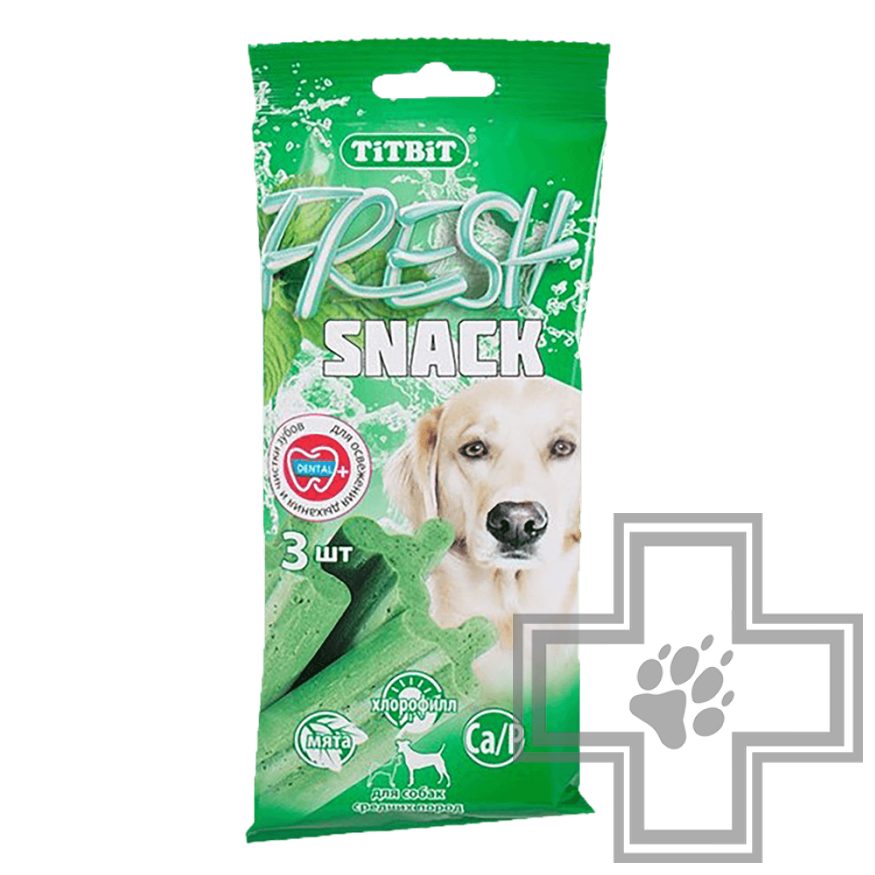 TiTBiT Fresh Snack для собак средних пород (цена за 1 упаковку)