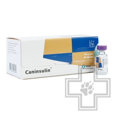 Канинсулин при инсулинозависимом диабете у собак и кошек (цена за 1 флакон)