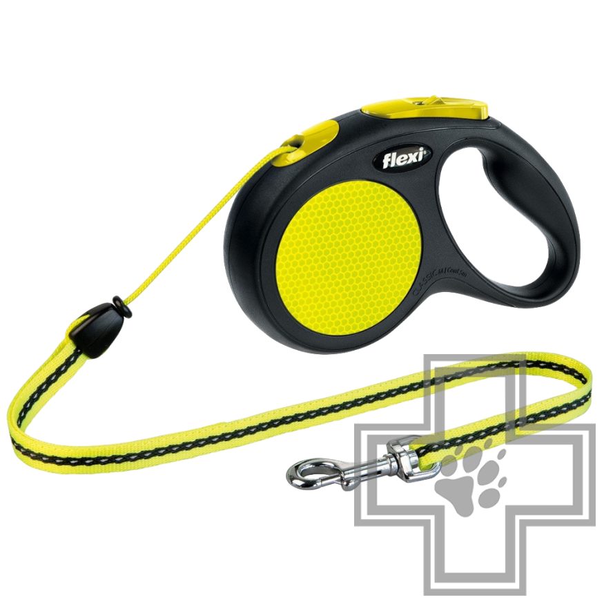 Flexi New Neon Поводок-рулетка тросовая Flexi New Neon Поводок-рулетка тросовая