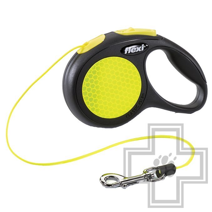 Flexi New Neon Поводок-рулетка тросовая Flexi New Neon Поводок-рулетка тросовая