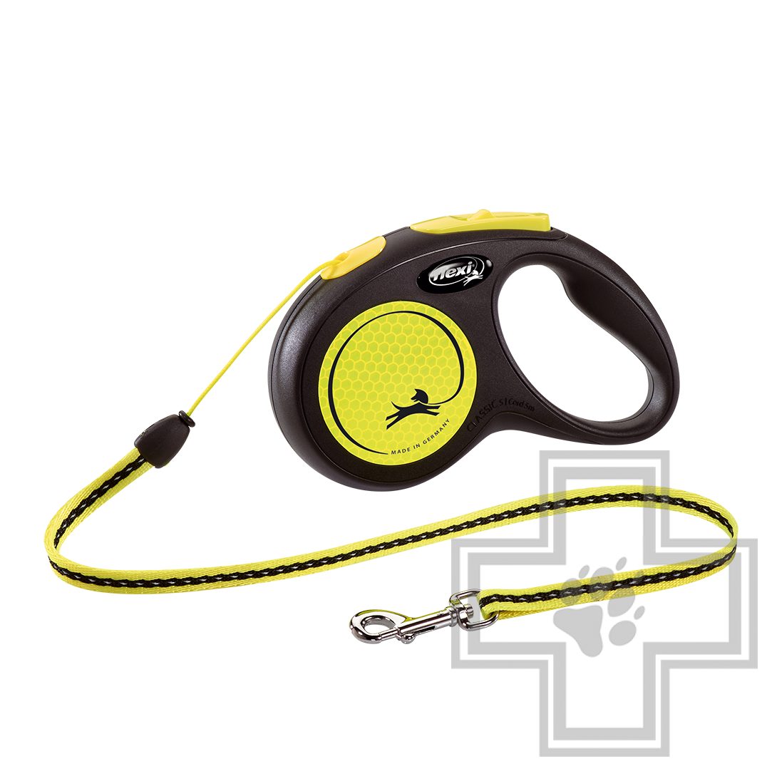 Flexi New Neon Поводок-рулетка тросовая