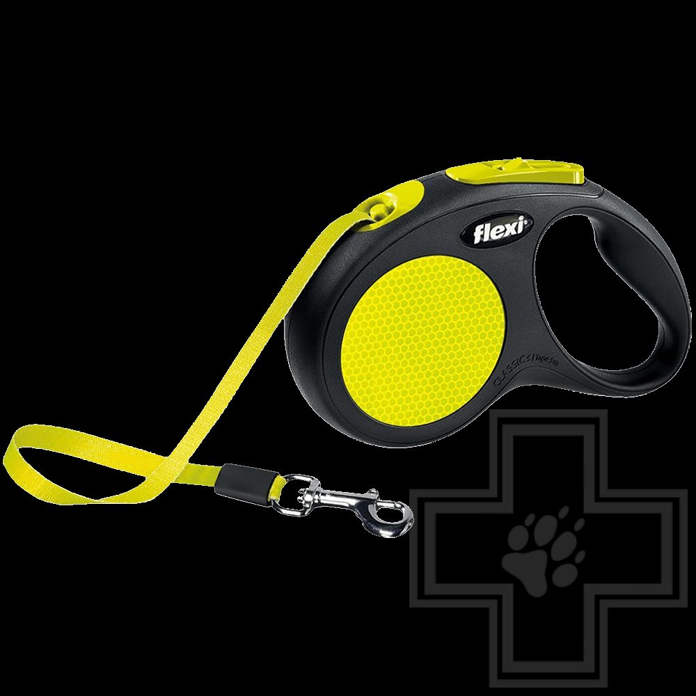 Flexi Neon Поводок-рулетка ременная