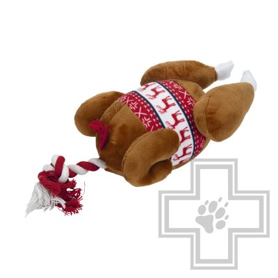 Beeztees Игрушка плюшевая "Рождественская индейка"