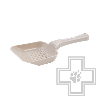 Beeztees Совок для кошачьего туалета мелкий, бежевый