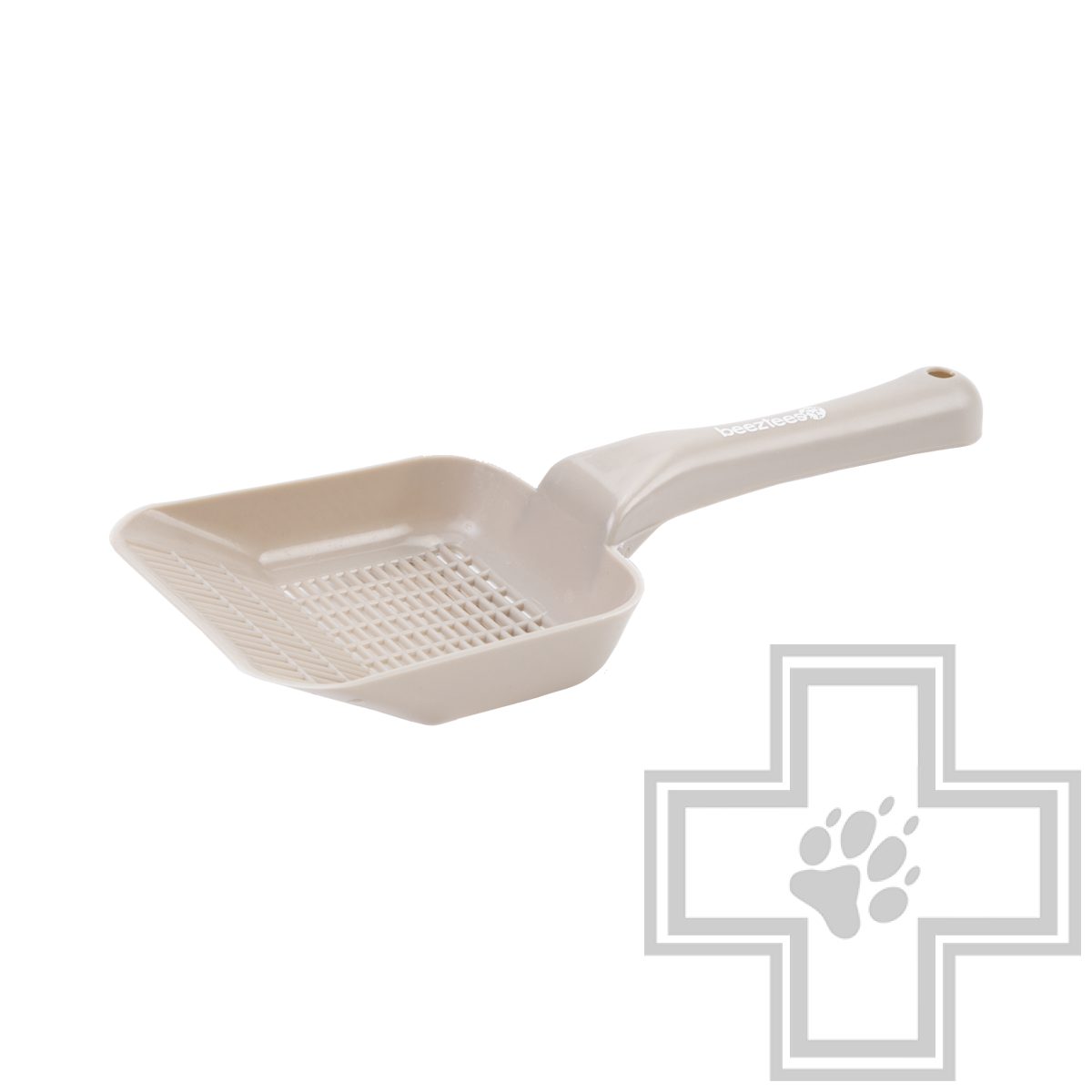 Beeztees Совок для кошачьего туалета мелкий, бежевый