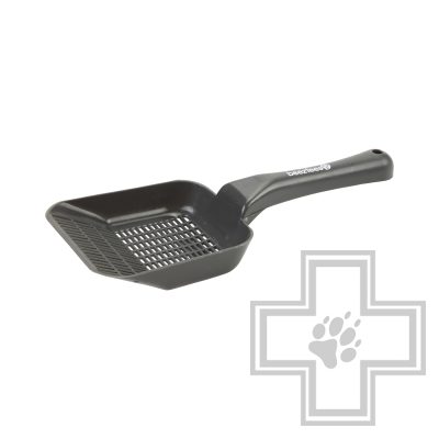 Beeztees Совок для кошачьего туалета мелкий, антрацит