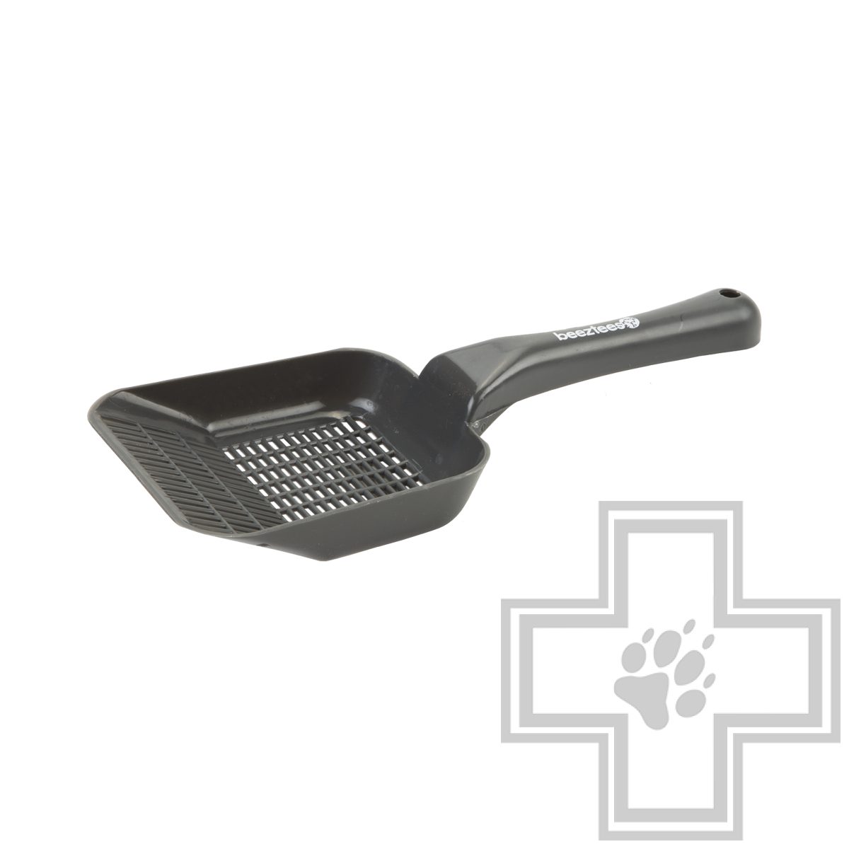 Beeztees Совок для кошачьего туалета мелкий, антрацит