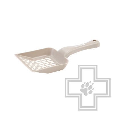 Beeztees Совок для кошачьего туалета крупный, бежевый
