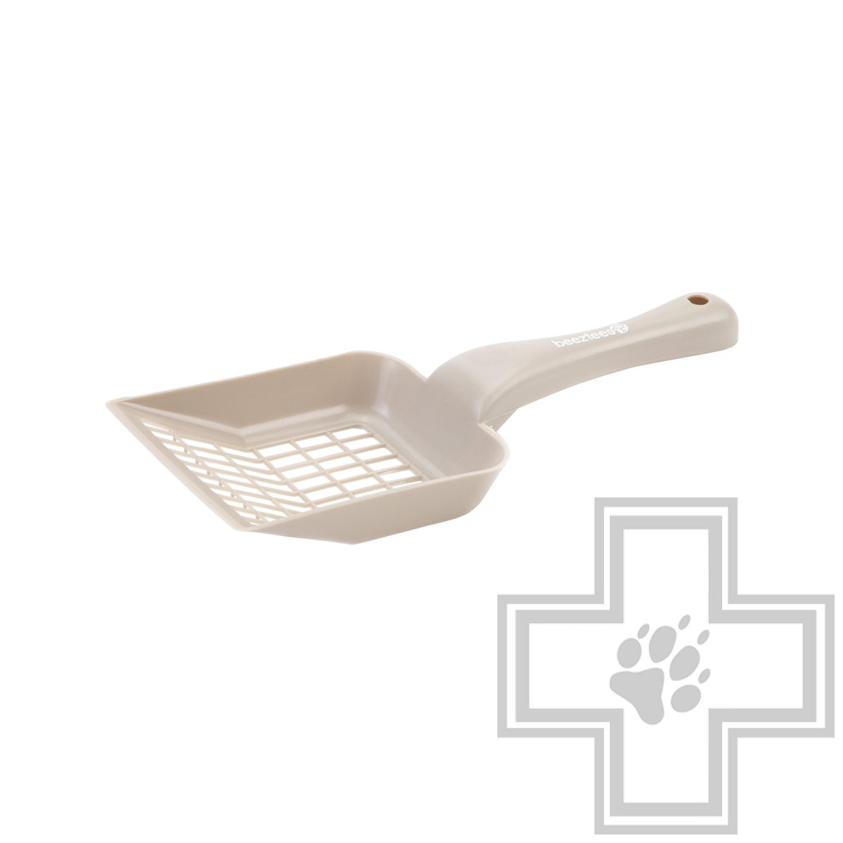 Beeztees Совок для кошачьего туалета крупный, бежевый