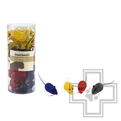 Beeztees Мышь велюровая для кошек (цена за 1 игрушку)