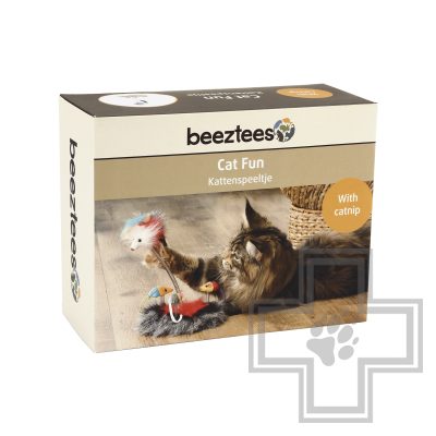 Beeztees Игрушка Семейство мышей с кошачей мятой для кошек