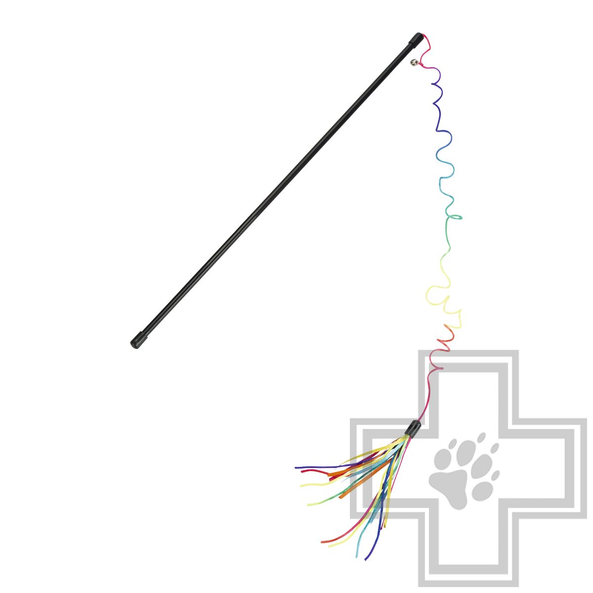 Beeztees Удочка с радужным хвостом для кошек (цена за 1 игрушку)