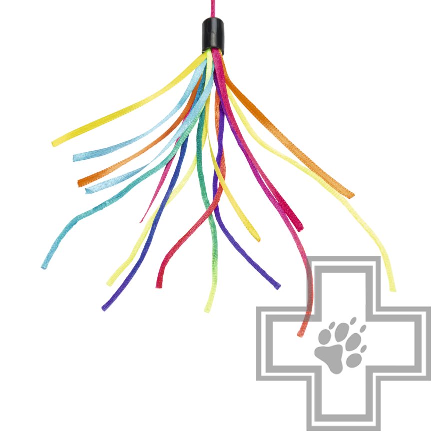 Beeztees Удочка с радужным хвостом для кошек (цена за 1 игрушку) Beeztees Удочка с радужным хвостом для кошек (цена за 1 игрушку)